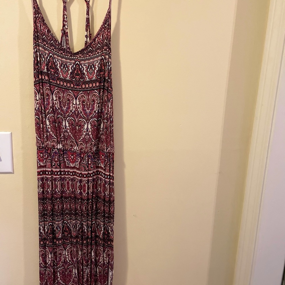 Patterned maxi dress
